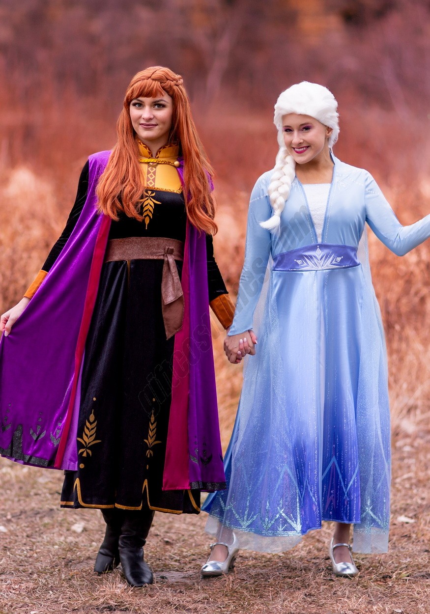 Deluxe Disney Frozen 2 Elsa Women's Costume Promotions - -2