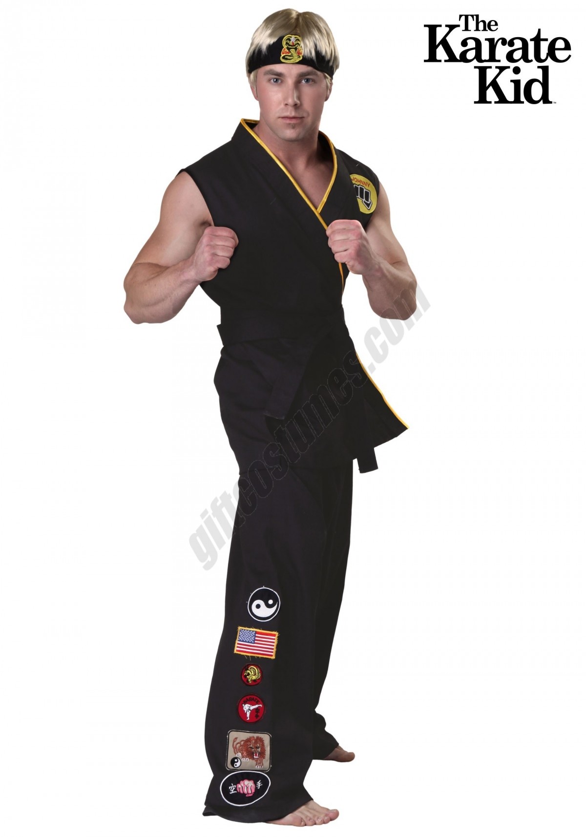 Authentic Karate Kid Cobra Kai Costume Promotions - -0