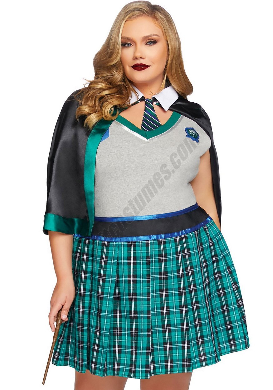 Women's Plus Size Sinister Spellcaster Costume Promotions - -1