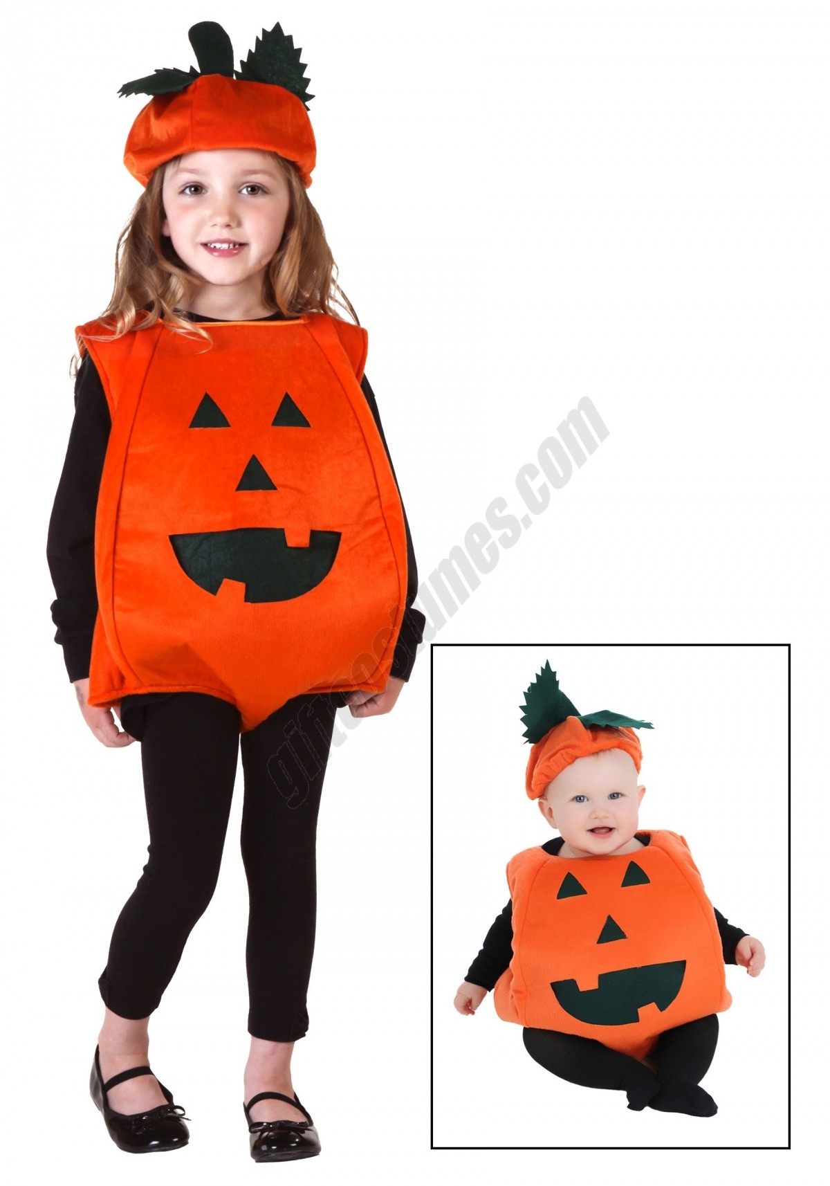 Toddler Orange Pumpkin Costume Promotions - -0