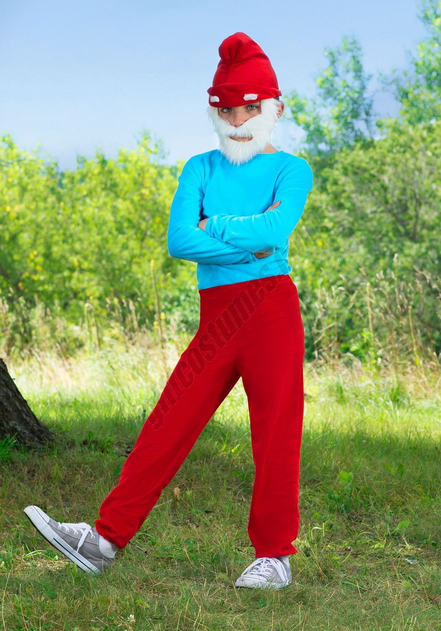 Kids Papa Smurf Costume Promotions - -2