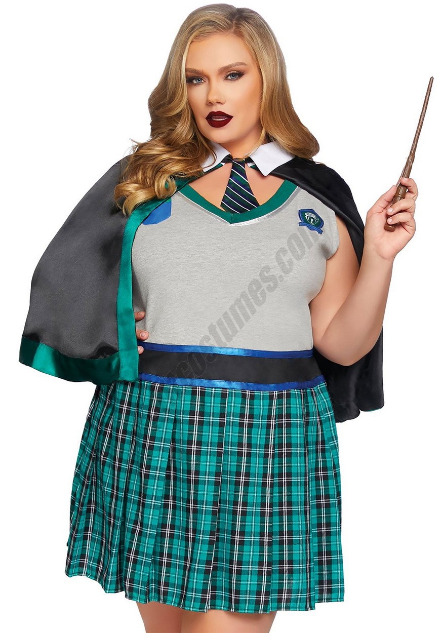 Women's Plus Size Sinister Spellcaster Costume Promotions - -0