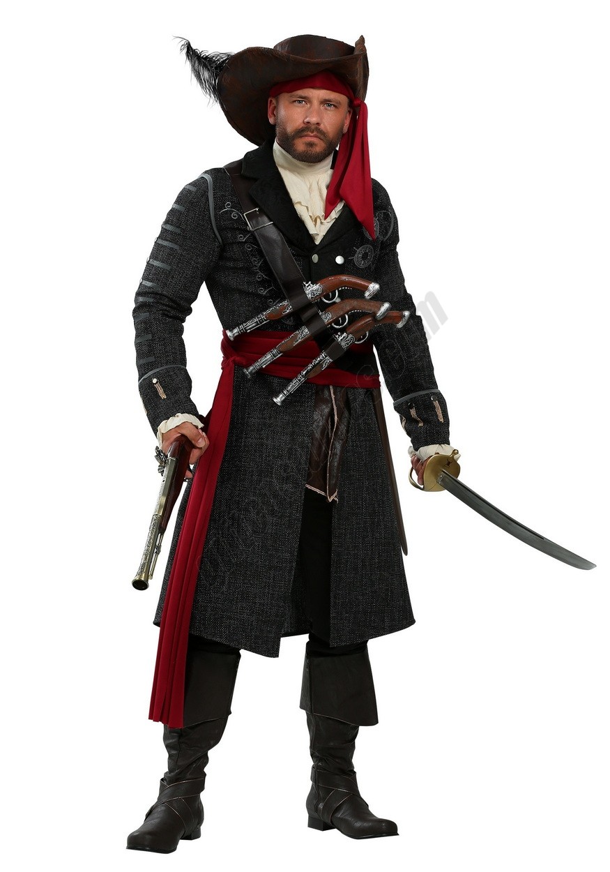 Blackbeard Plus Size Men's Costume - -0