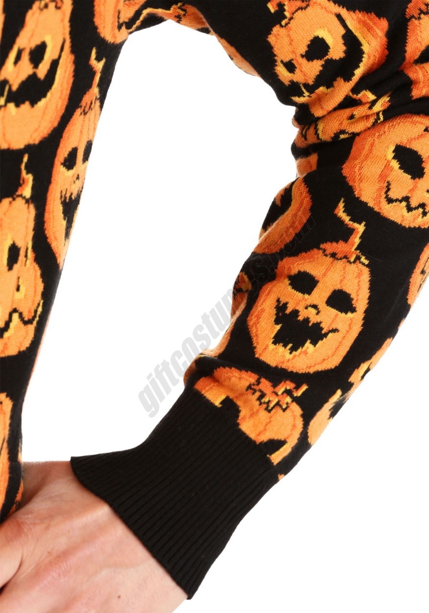 Adult Pumpkin Frenzy Halloween Sweater Promotions - -6