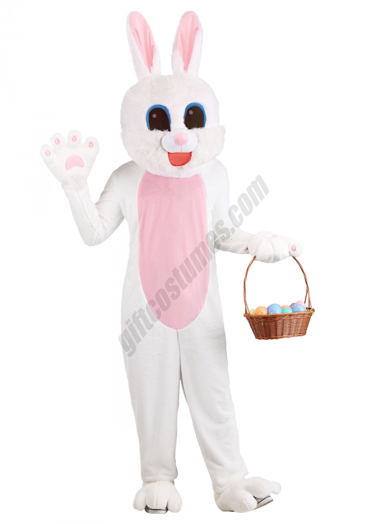 Adult Plus Size Mascot Easter Bunny Costume Promotions - -0