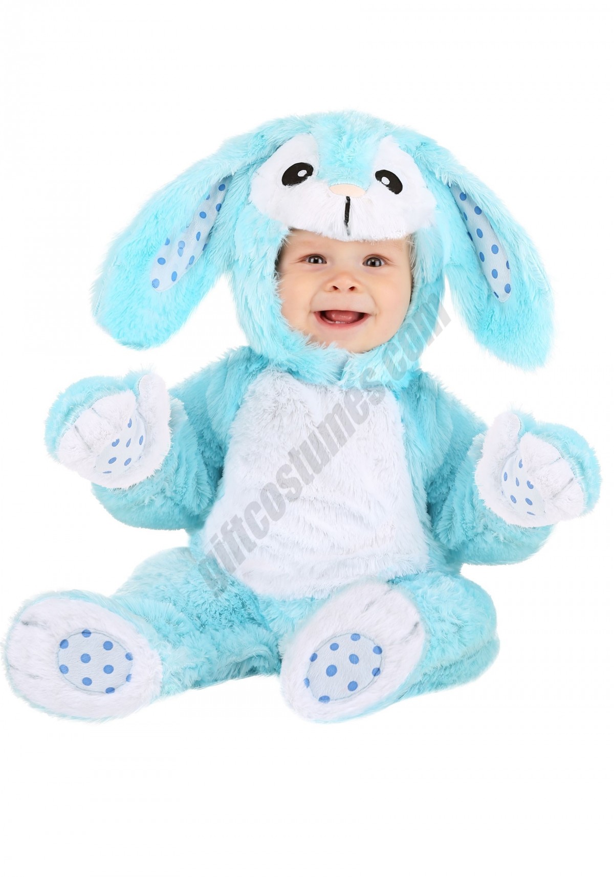Fluffy Blue Bunny Baby Costume Promotions - -0