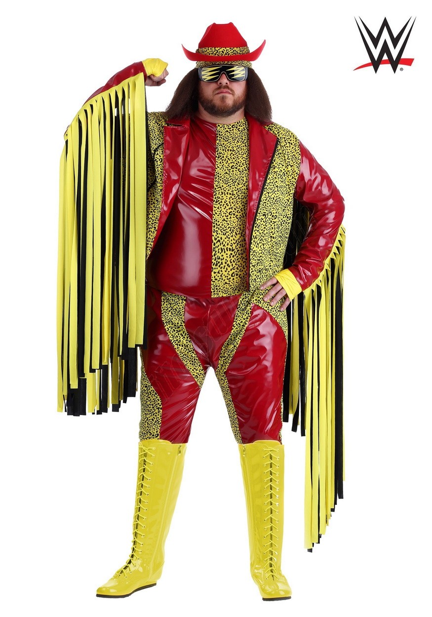 Plus Size Macho Man Randy Savage Costume Promotions - -0