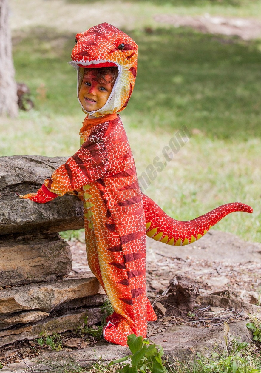 Child Rust T-Rex Costume Promotions - -2