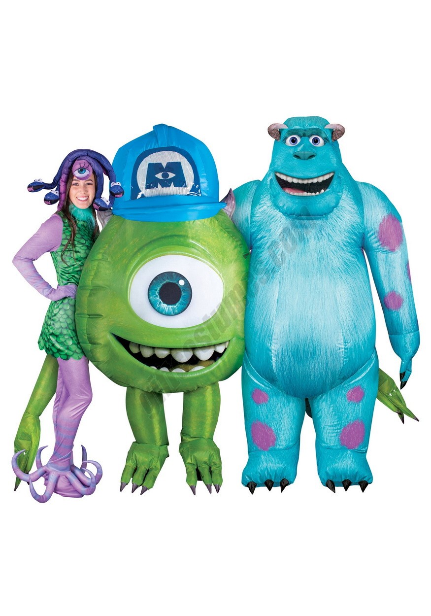 Monsters Inc Sulley Inflatable Costume for Adults - Men's - -3