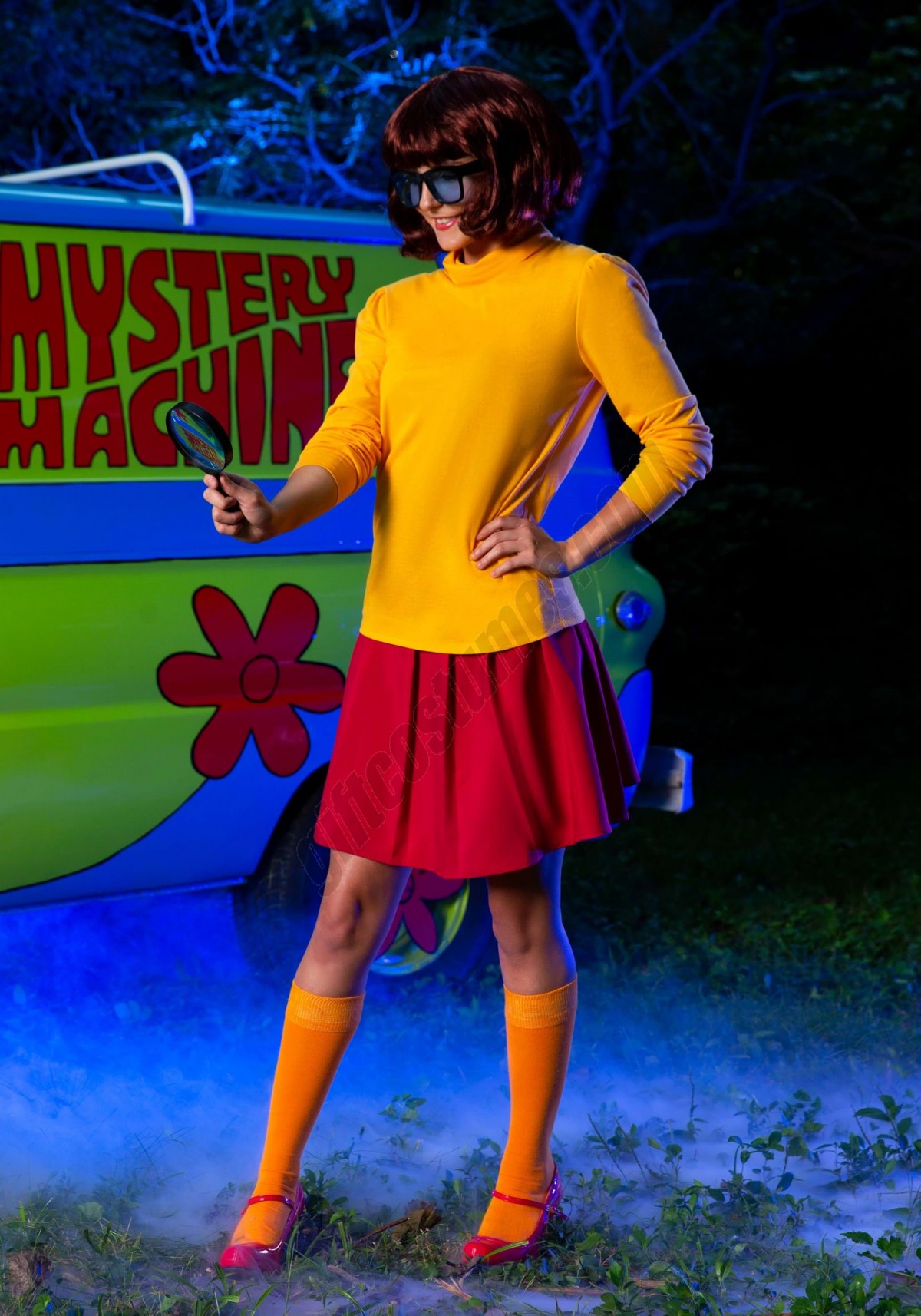 Plus Size Classic Scooby-Doo Velma Costume Promotions - -3
