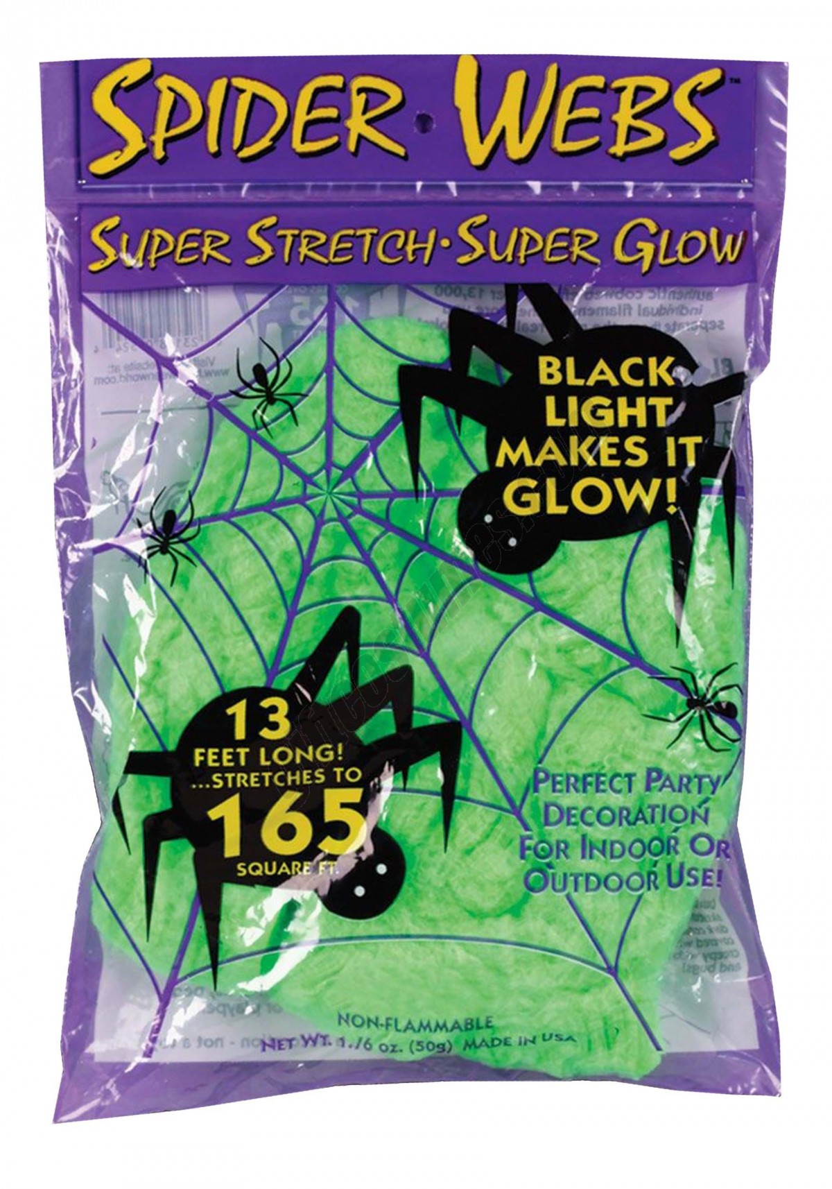 50 Gram Super Stretch Cosmic Black Light Web Promotions - -0
