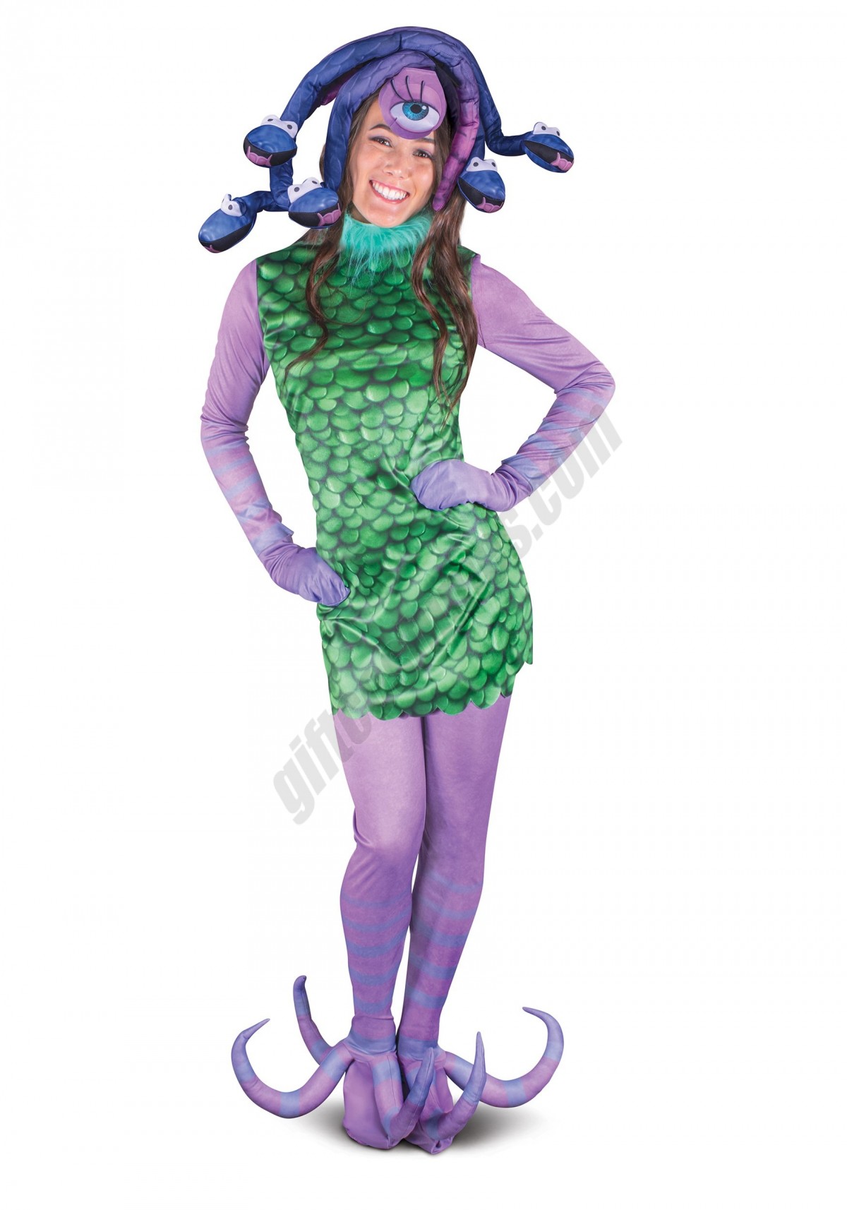 Monsters Inc. Celia Costume for Women - -0