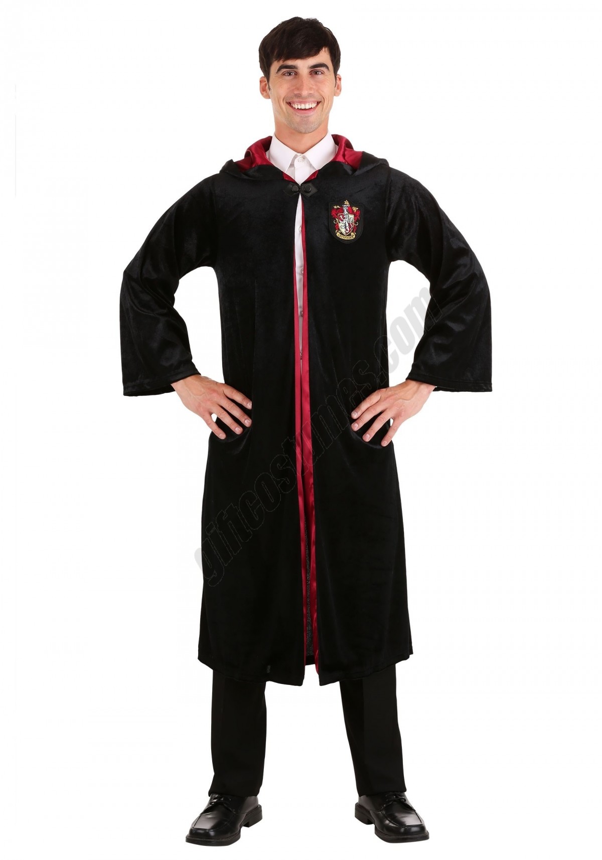 Harry Potter Adult Deluxe Gryffindor Robe Costume Promotions - -5
