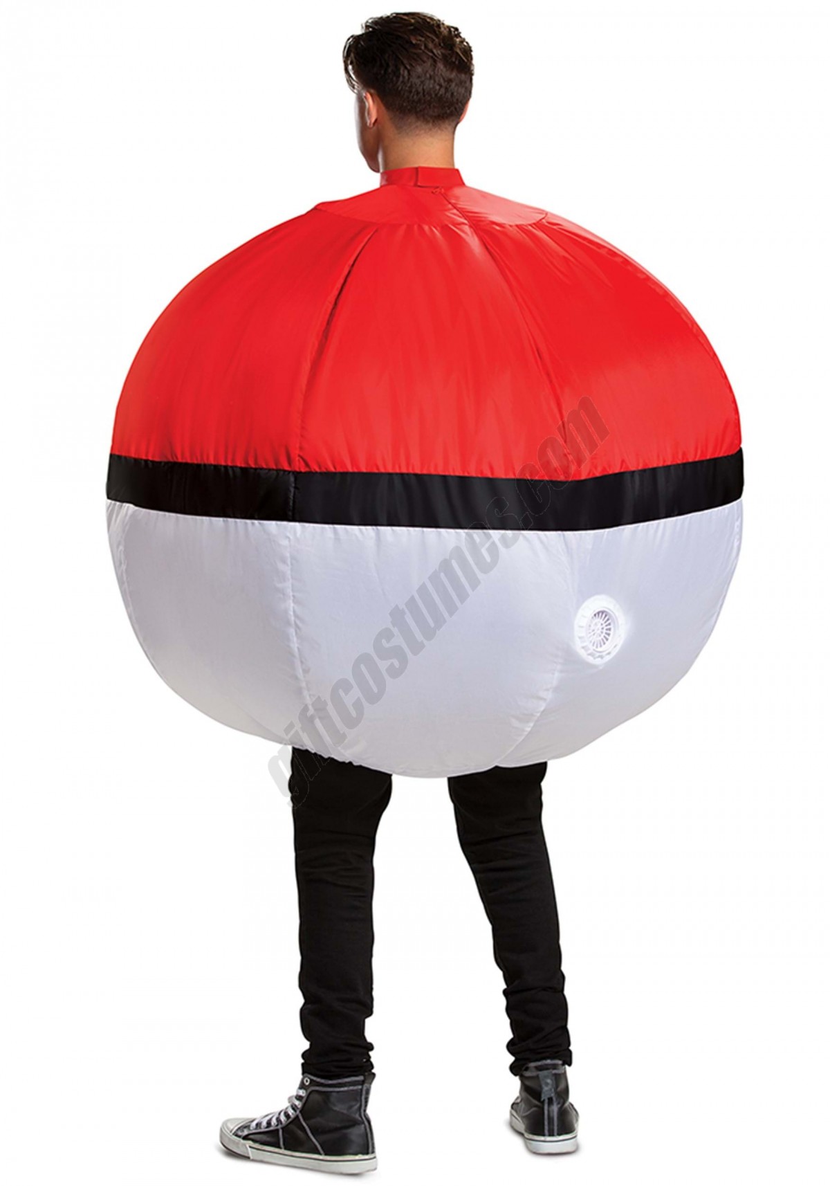 Inflatable Poke Ball Adult Costume - Men's - -2