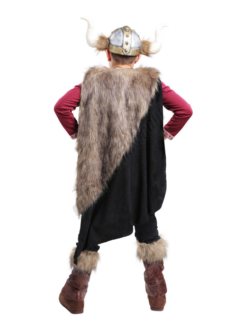 Burgundy Viking Boy's Costume Promotions - -1