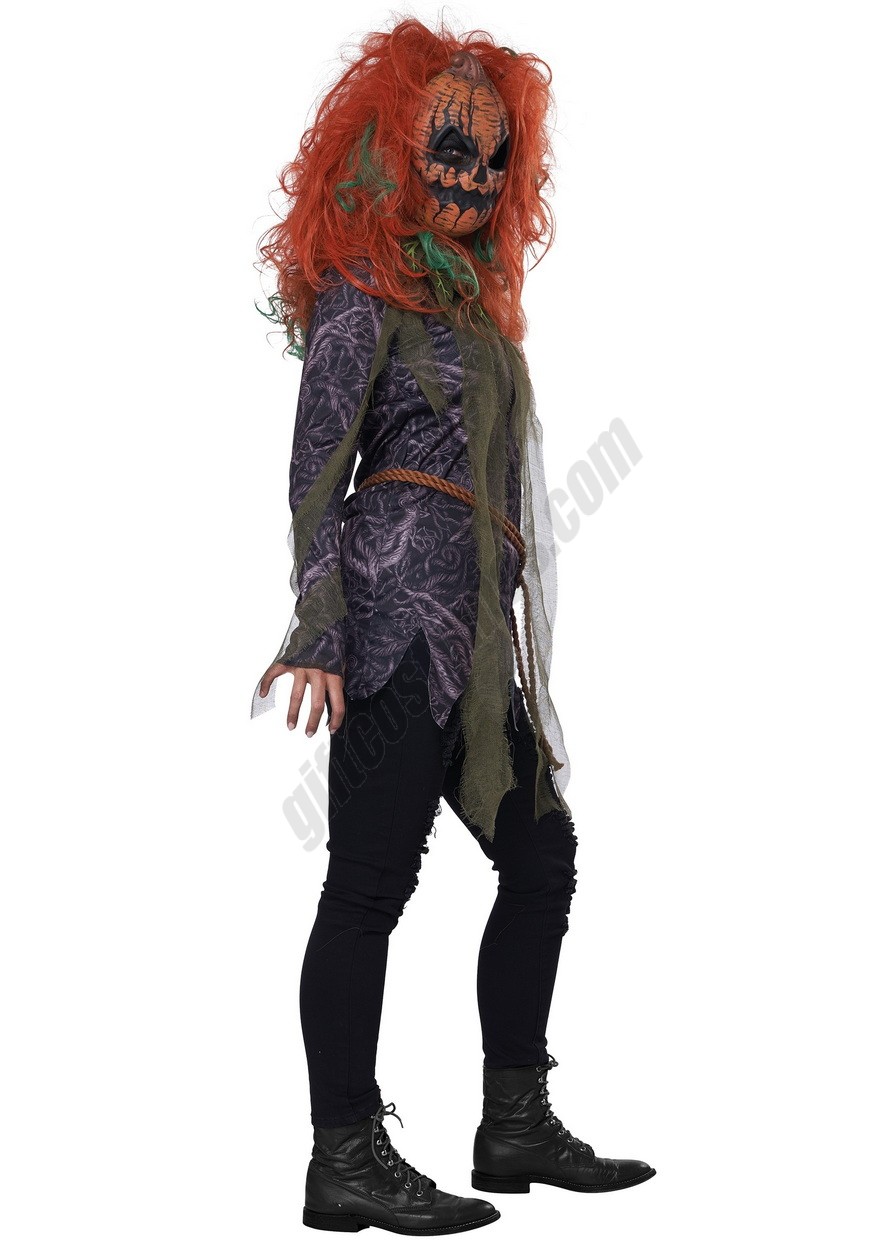 Women's Pumpkin Monster Costume - -1