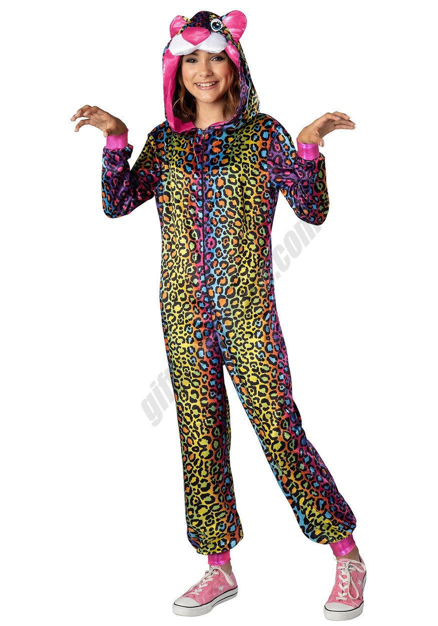 Tween Neon Leopard Costume Promotions - -0