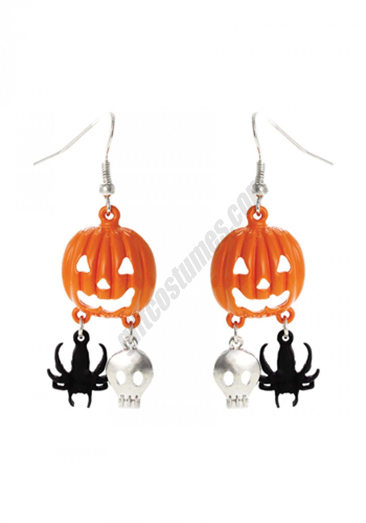 Spider Pumpkin Skull Earrings Promotions - -0