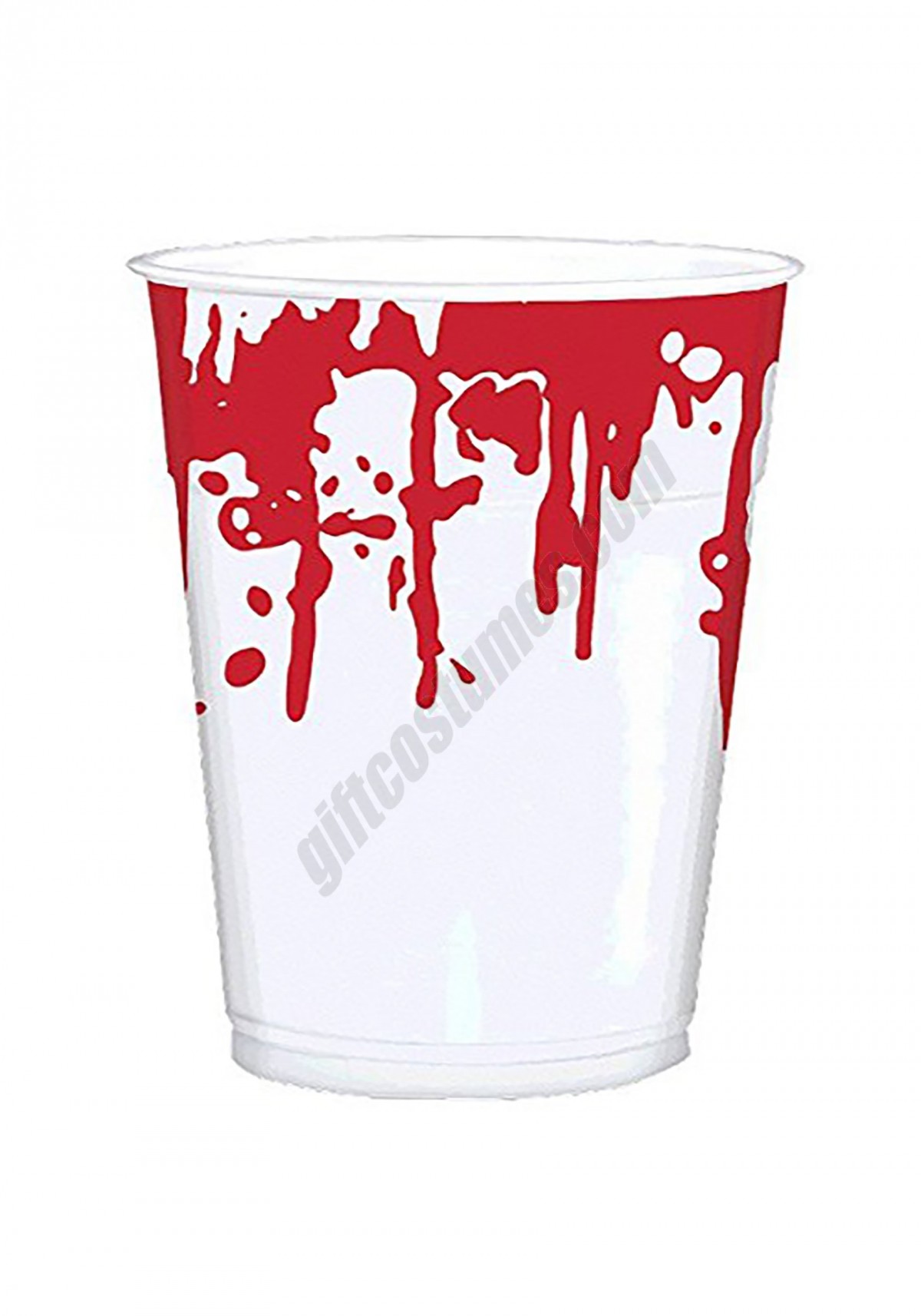 25 Ct. Halloween Bloody Hand Prints 16 oz. Party Cups Promotions - -0
