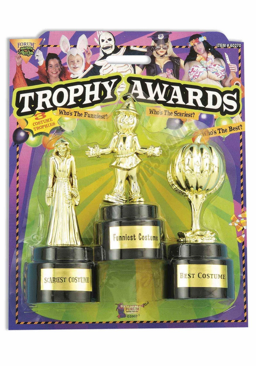 Costume Party 3 Pack Award Trophies Promotions - -0