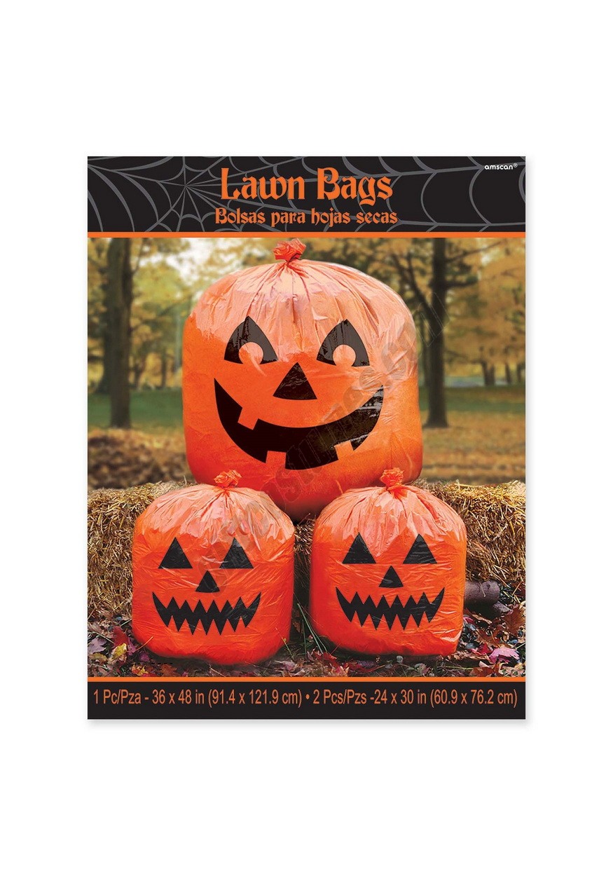 Pumpkin Lawn Bags (3 per pack) Promotions - -0