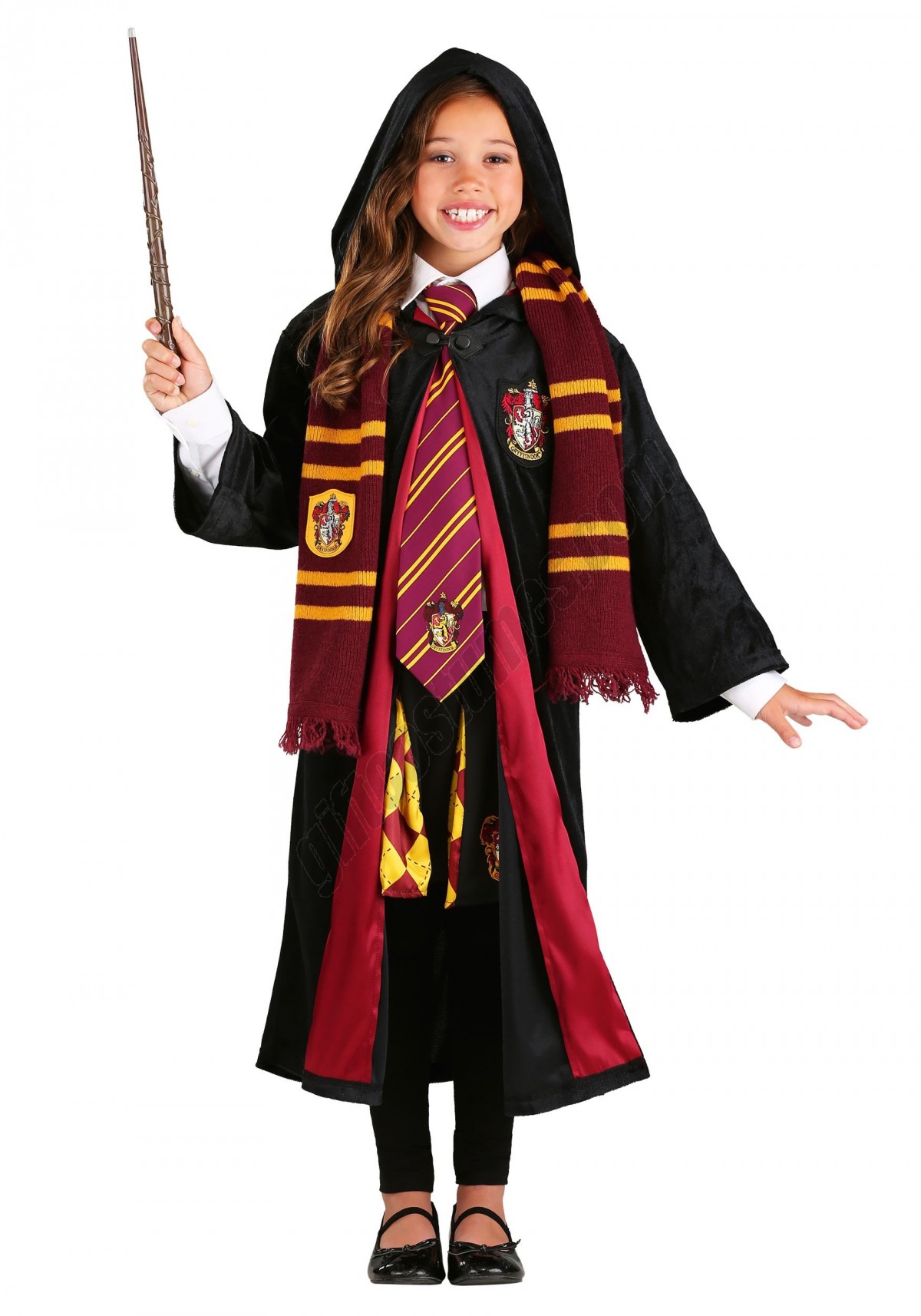 Harry Potter Kids Deluxe Gryffindor Robe Costume Promotions - -9