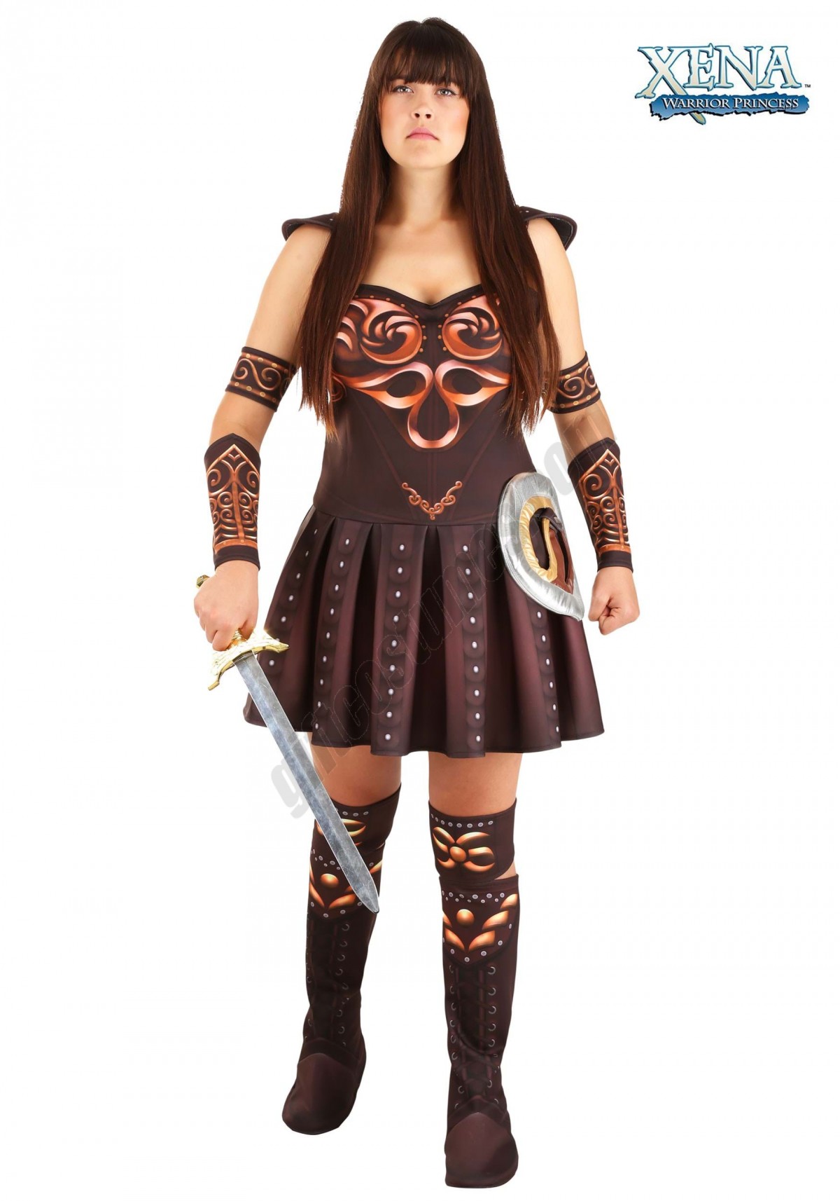 Plus Size Xena Warrior Princess Costume - Women's - -0