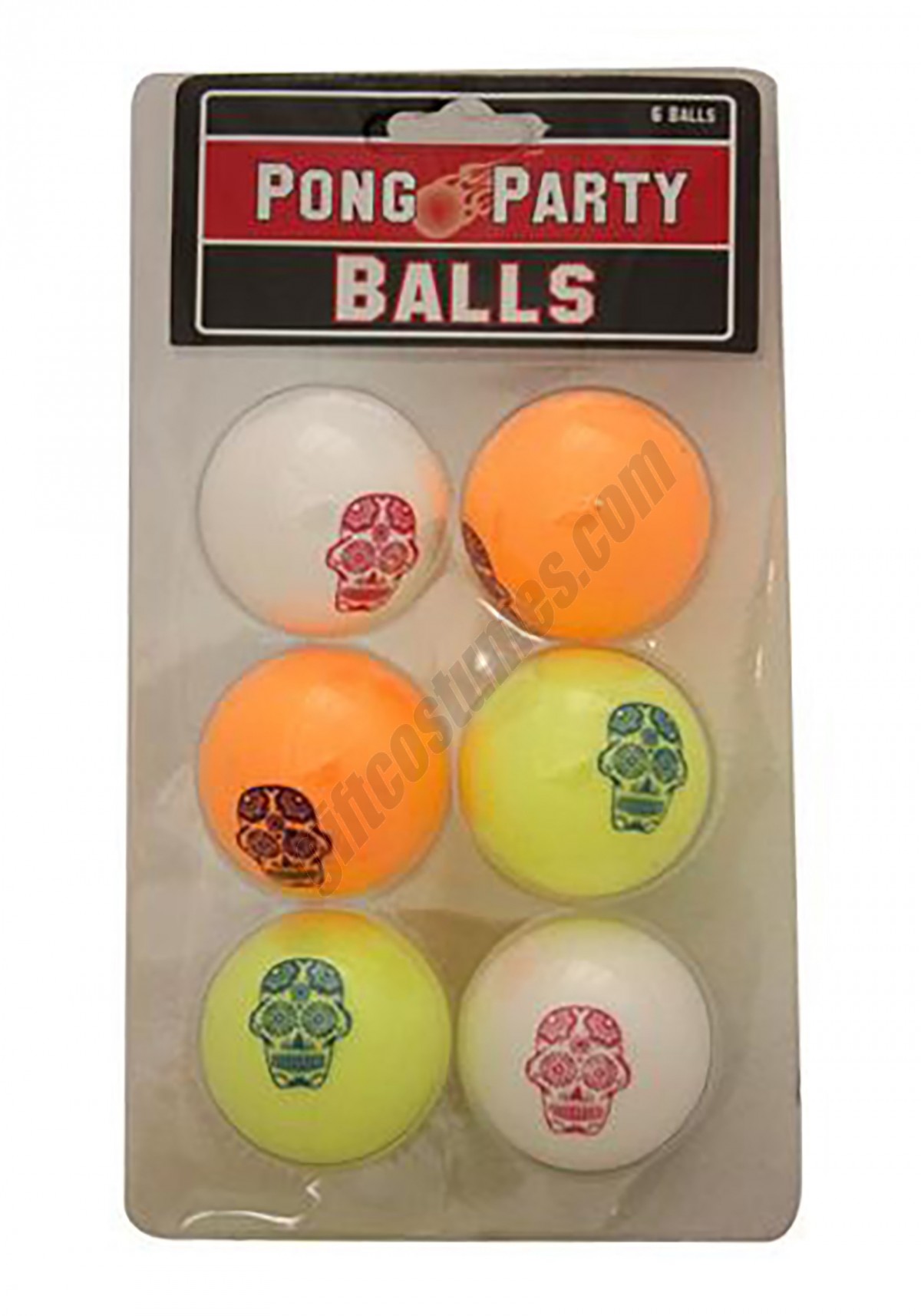 Candy Skull Day of the Dead Beer Pong Balls Promotions - -0