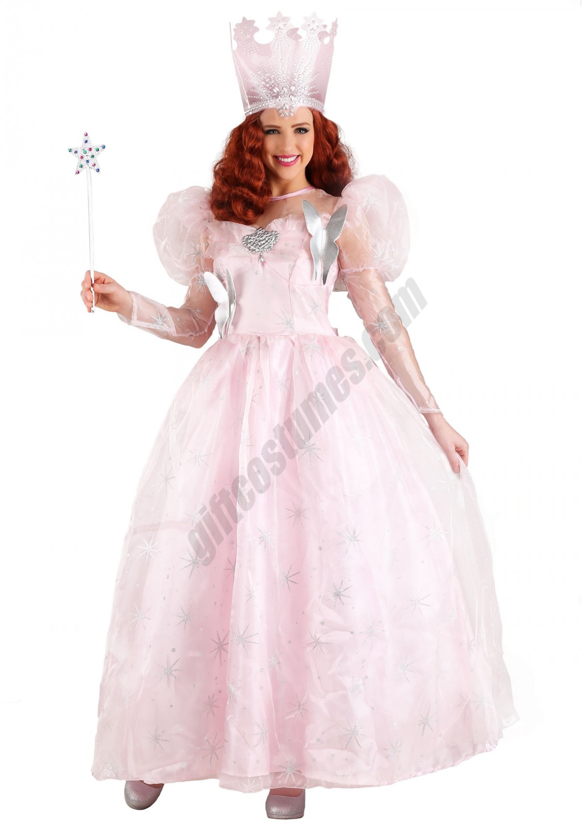 Deluxe Wizard of Oz Glinda the Good Witch Plus Size Women's Costume - -0