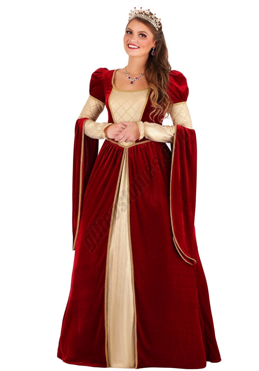 Regal Renaissance Queen Costume for Women - -0