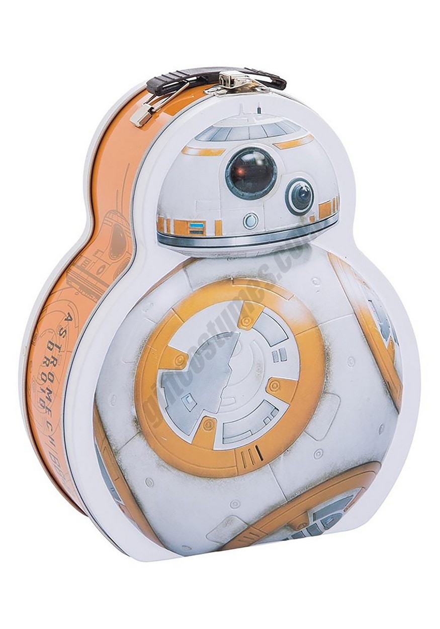 Star Wars BB-8 Shaped Tin Tote Lunch Box Promotions - -0