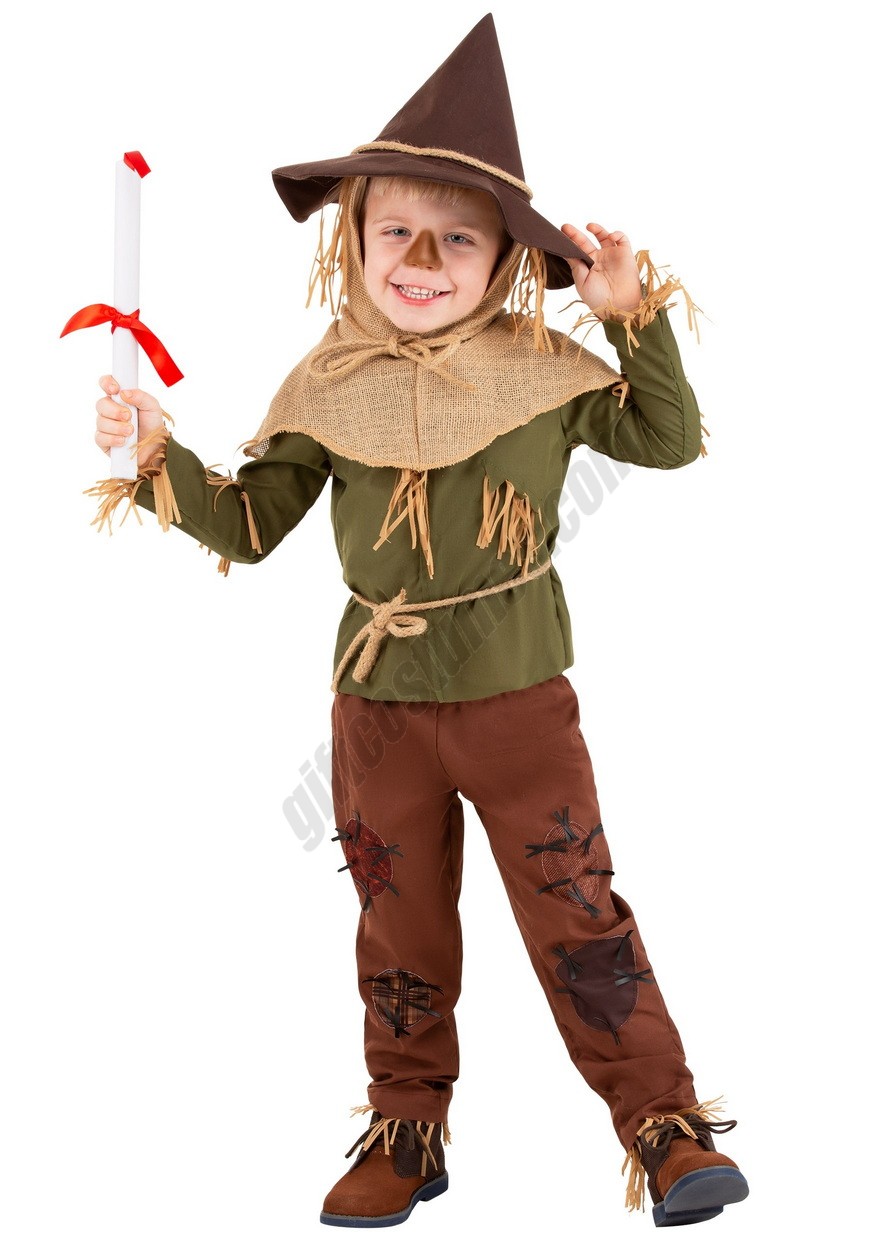 Toddler Wizard of Oz Scarecrow Costume w/Diploma Promotions - -0