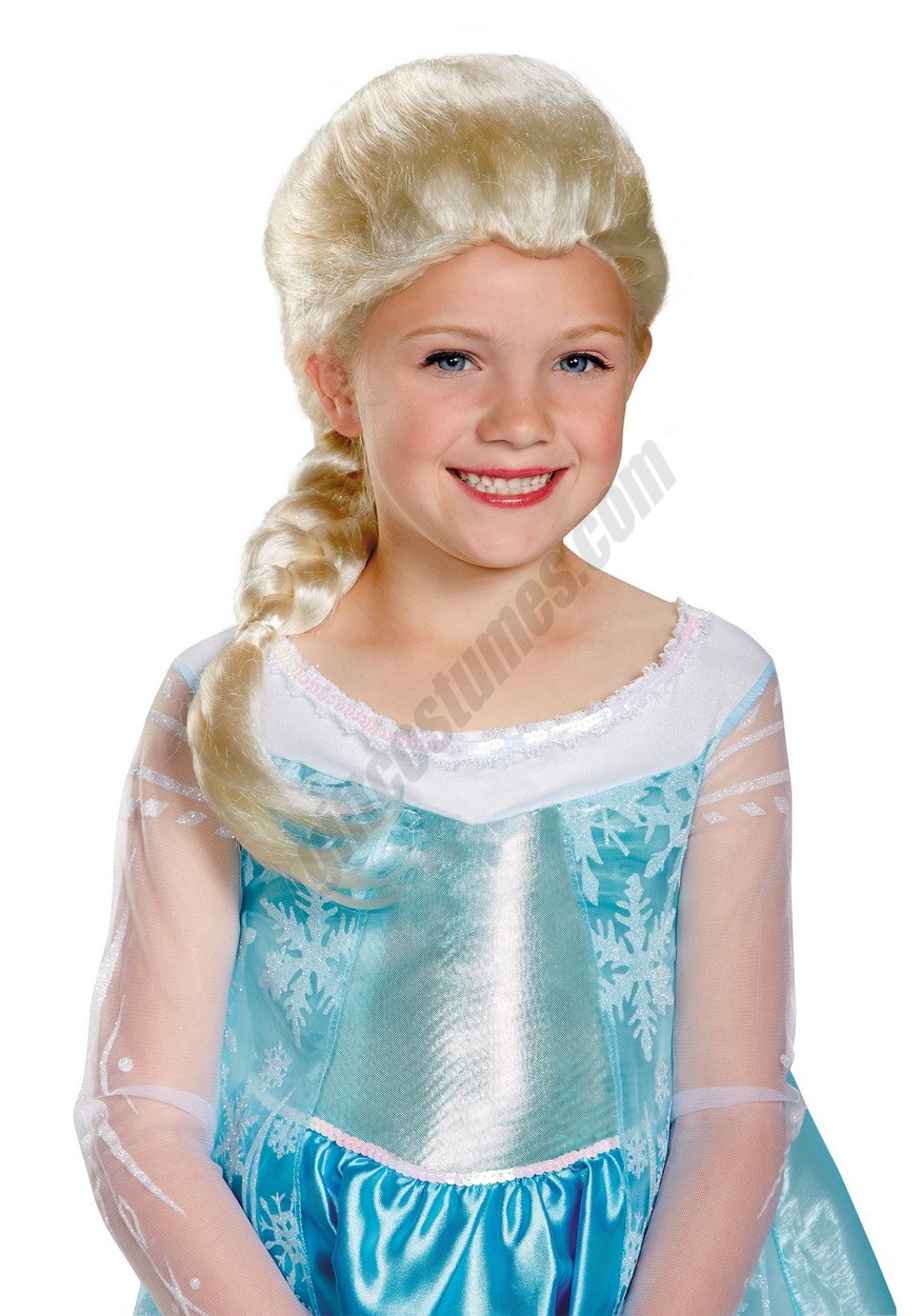 Girls Frozen Elsa Wig Promotions - -0