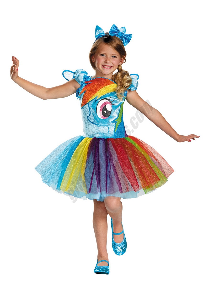 Rainbow Dash Tutu Prestige Costume Promotions - -0