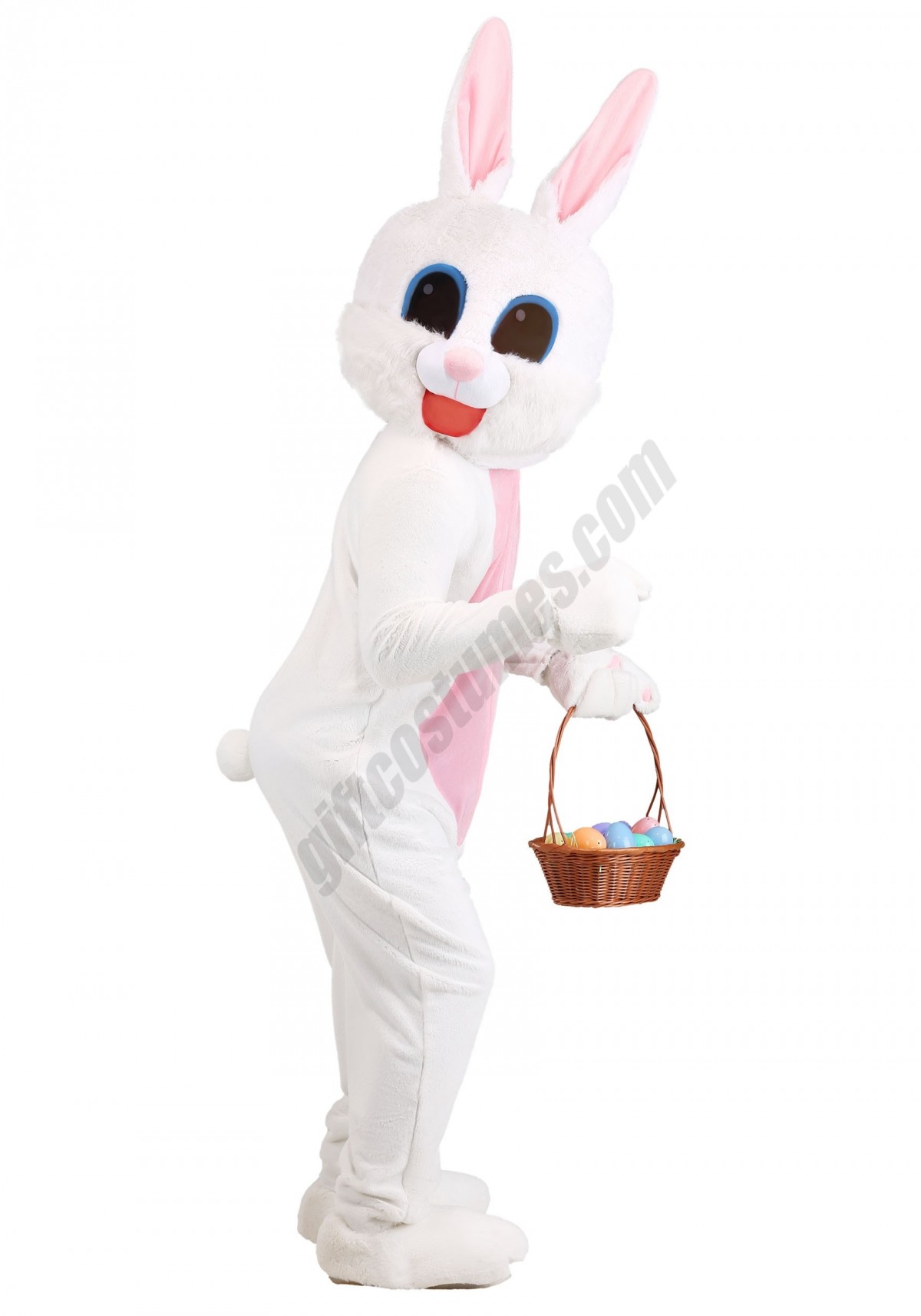 Adult Plus Size Mascot Easter Bunny Costume Promotions - -2