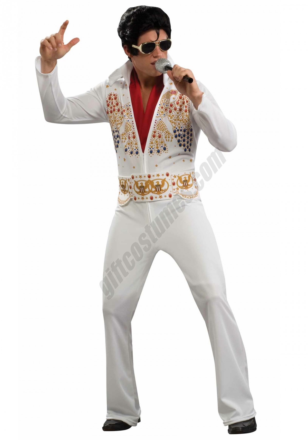 Adult Elvis Costume - Men's - -0