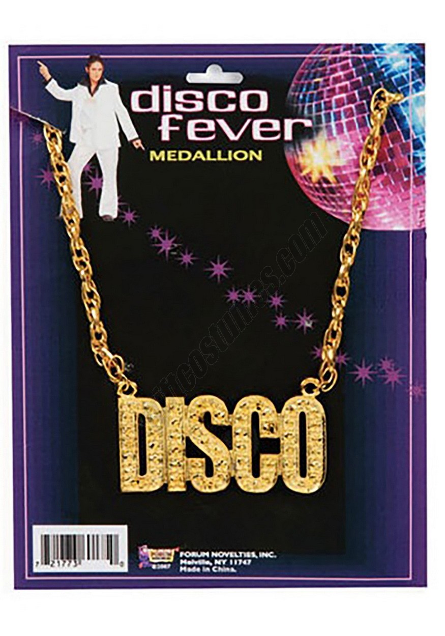 Gold Disco Necklace Promotions - -0