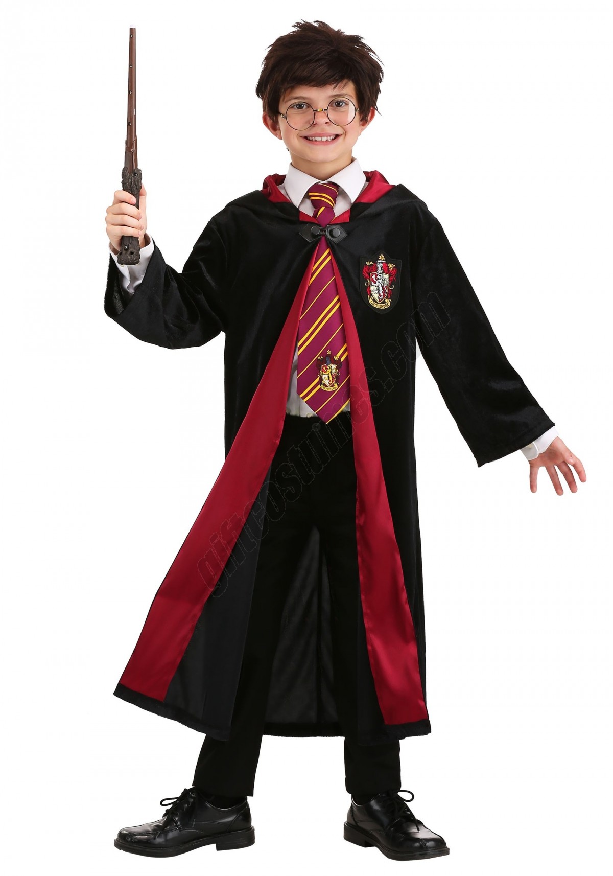 Harry Potter Kids Deluxe Gryffindor Robe Costume Promotions - -3