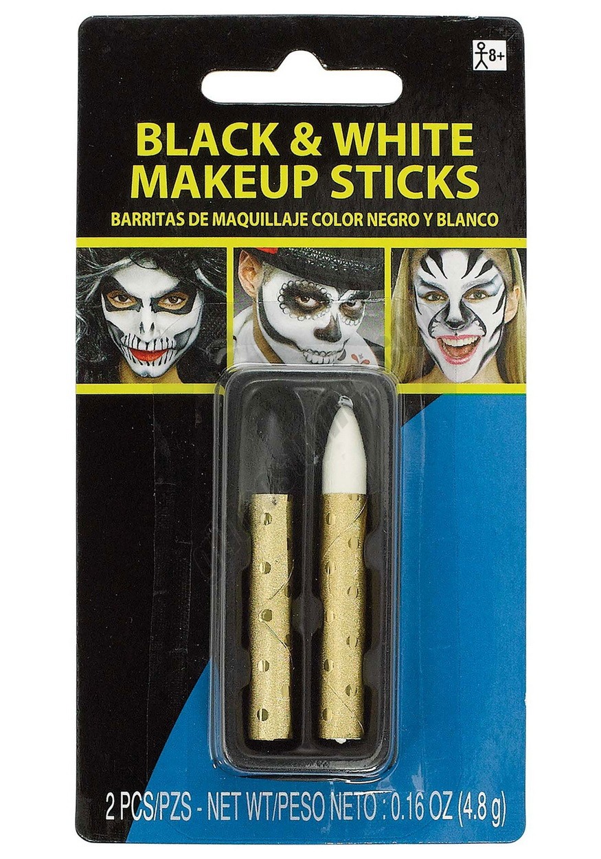 Black and White Costume Makeup Sticks Promotions - -0