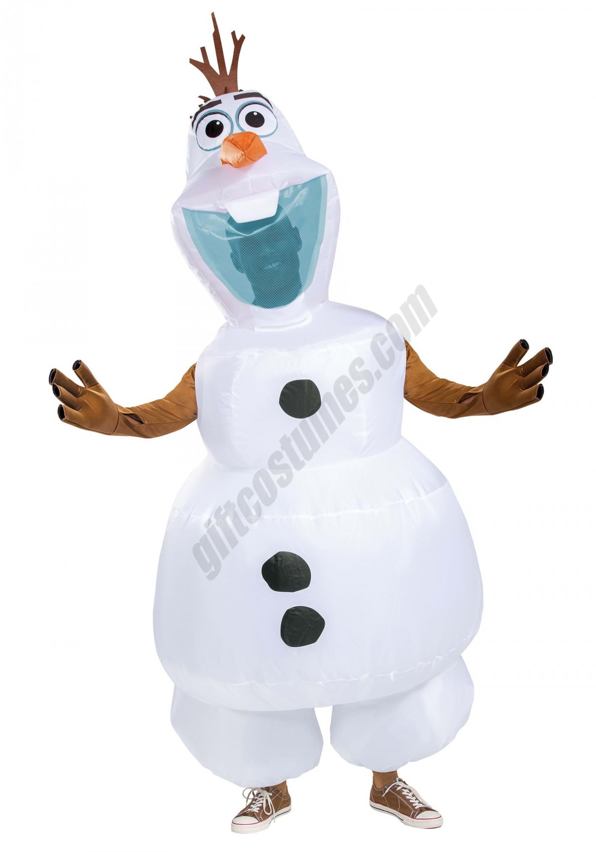Frozen Adult Olaf Inflatable Costume Promotions - -0