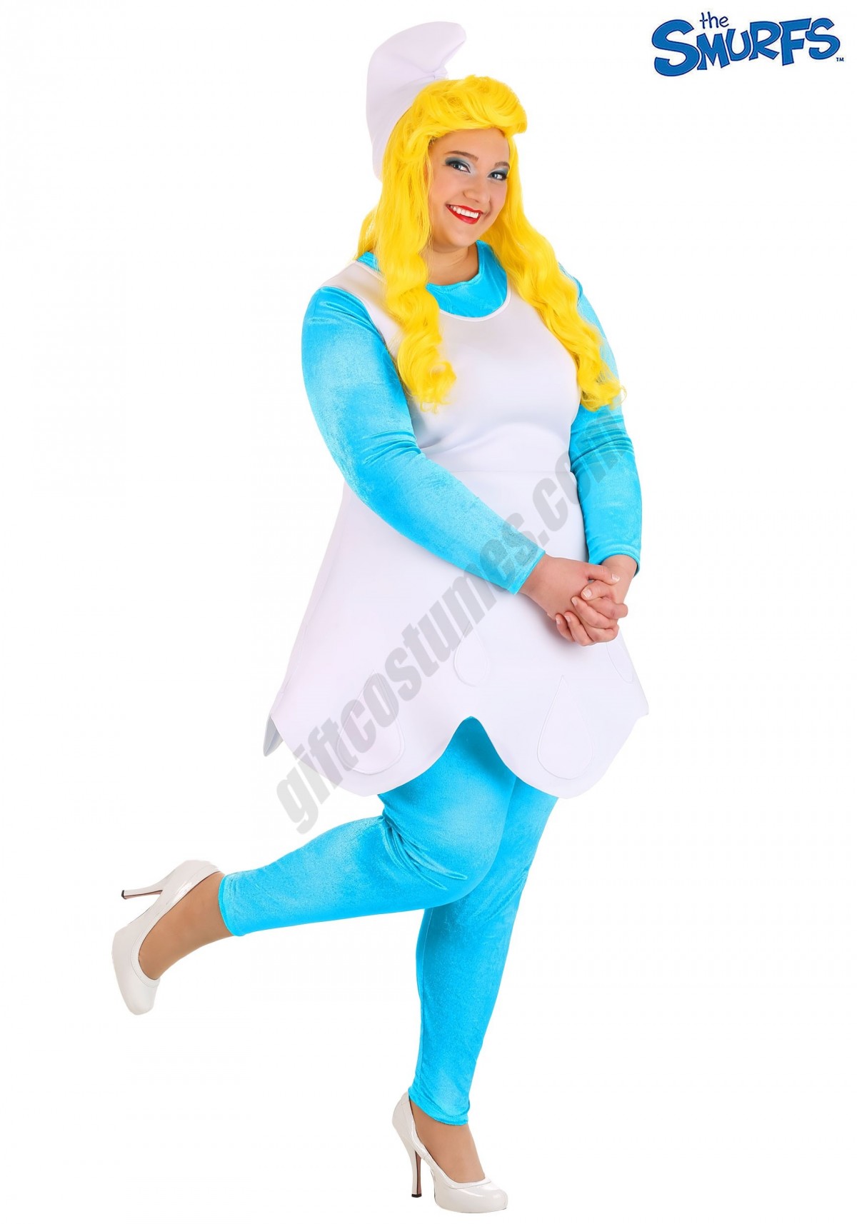  Women's Plus Size The Smurfs Smurfette Costume Promotions - -0