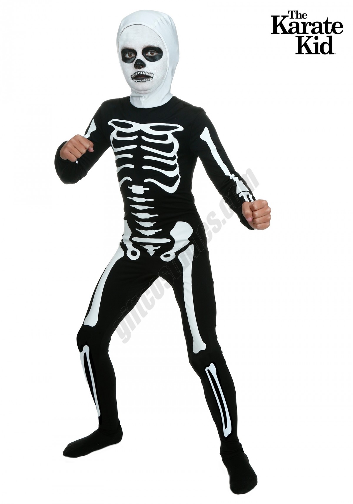 Kids Karate Kid Skeleton Suit Costume Promotions - -0