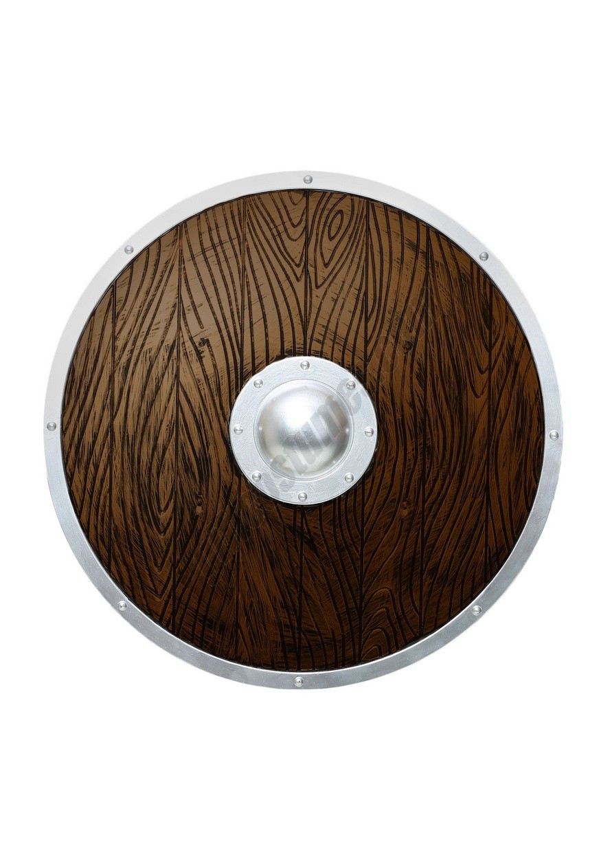 Wood-Look Viking Shield  Promotions - -0