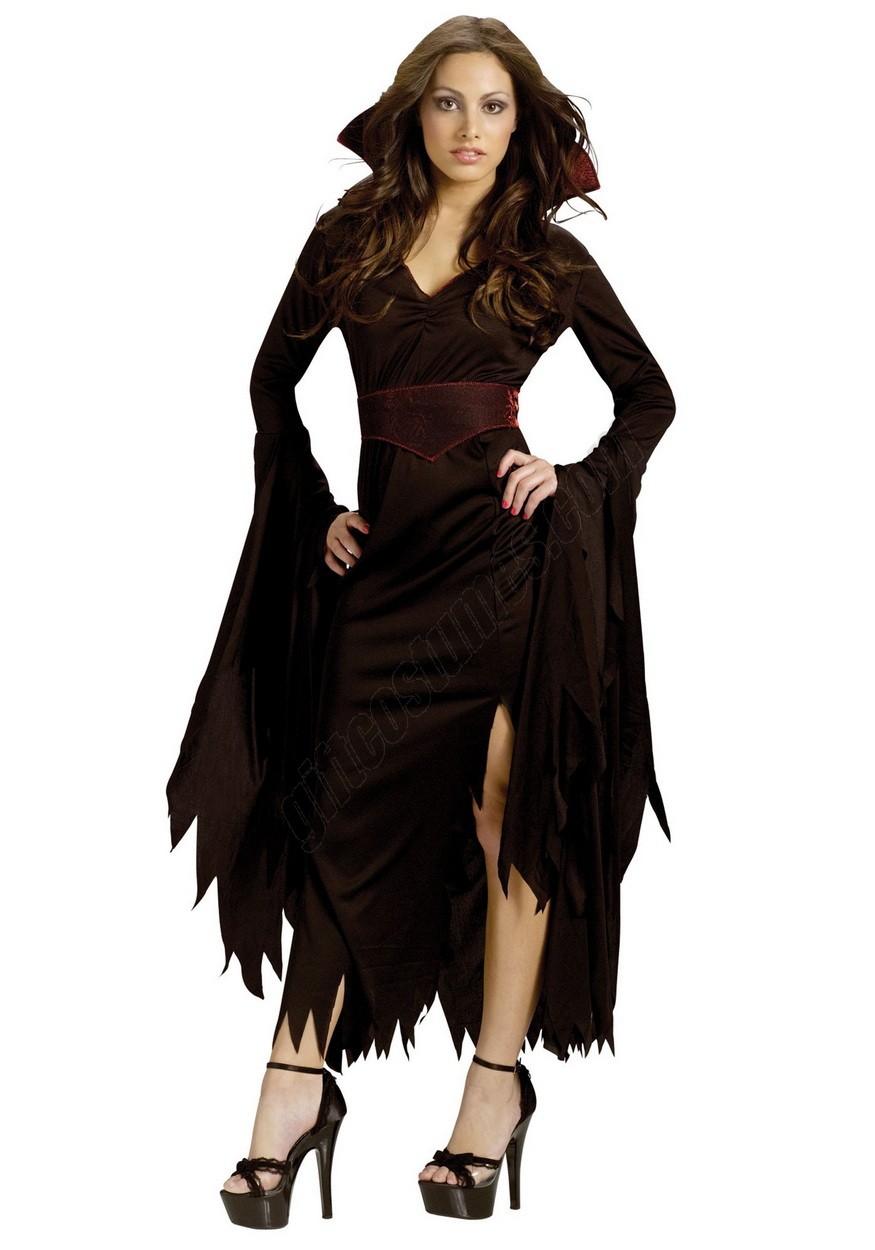 Women's Gothic Vamp Costume - -0