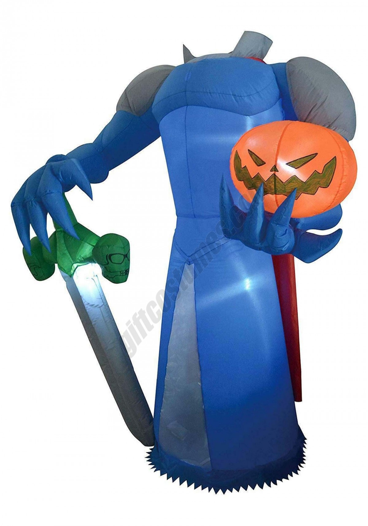 8ft Inflatable Headless Pumpkin Knight Promotions - -2