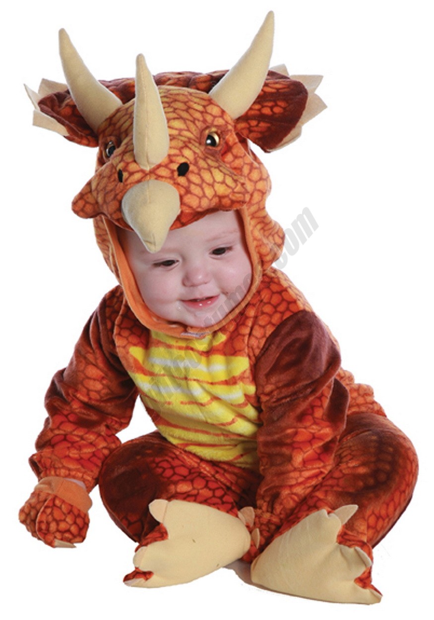 Infant/Toddler Rust Triceratops Costume Promotions - -0