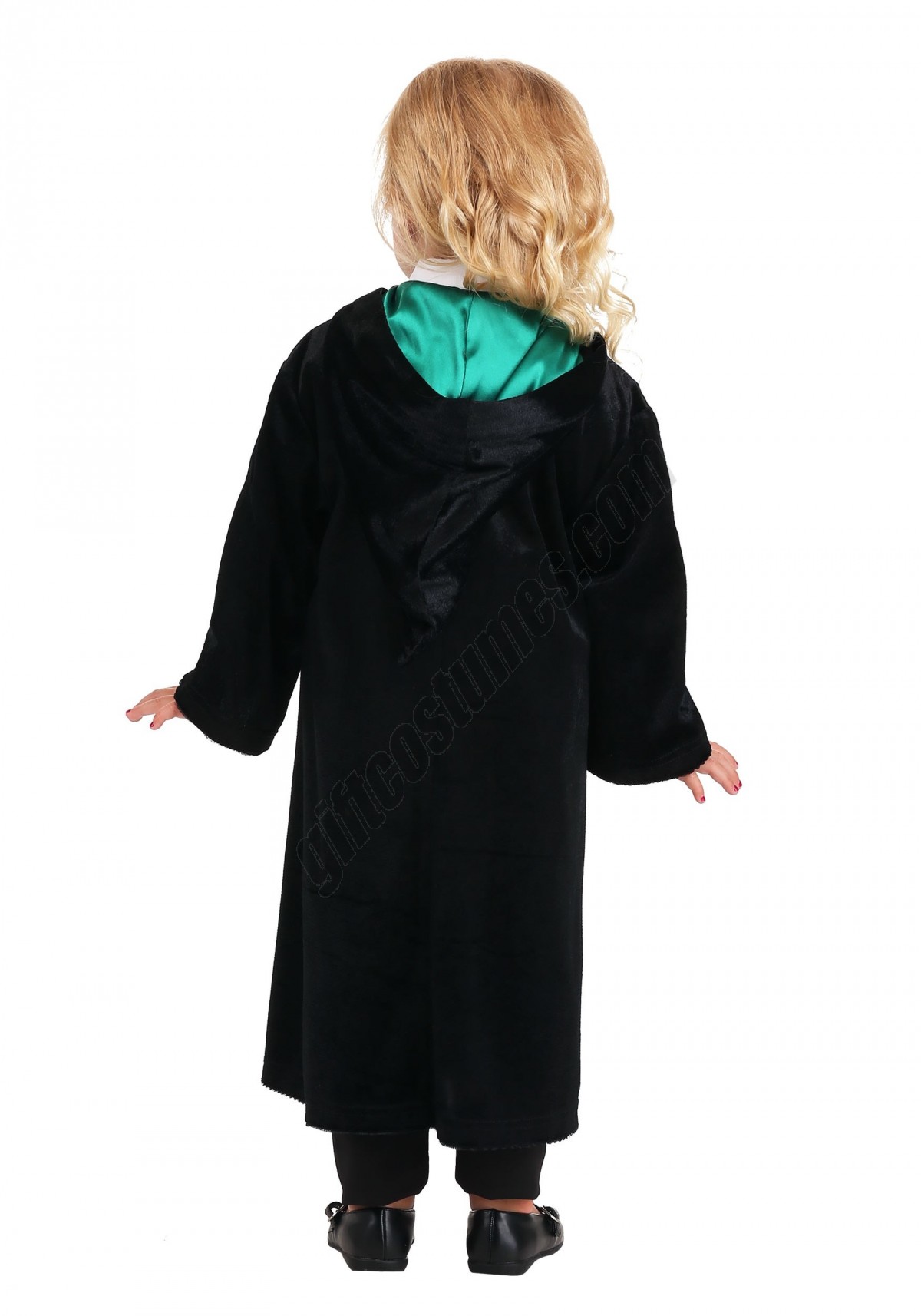 Kids Harry Potter Deluxe Slytherin Robe Costume Promotions - -3