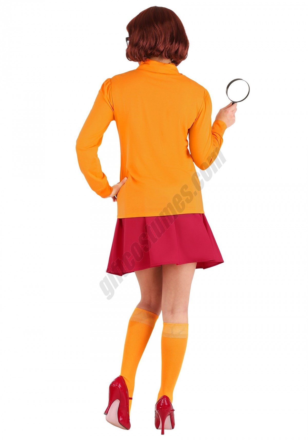 Plus Size Classic Scooby-Doo Velma Costume Promotions - -1
