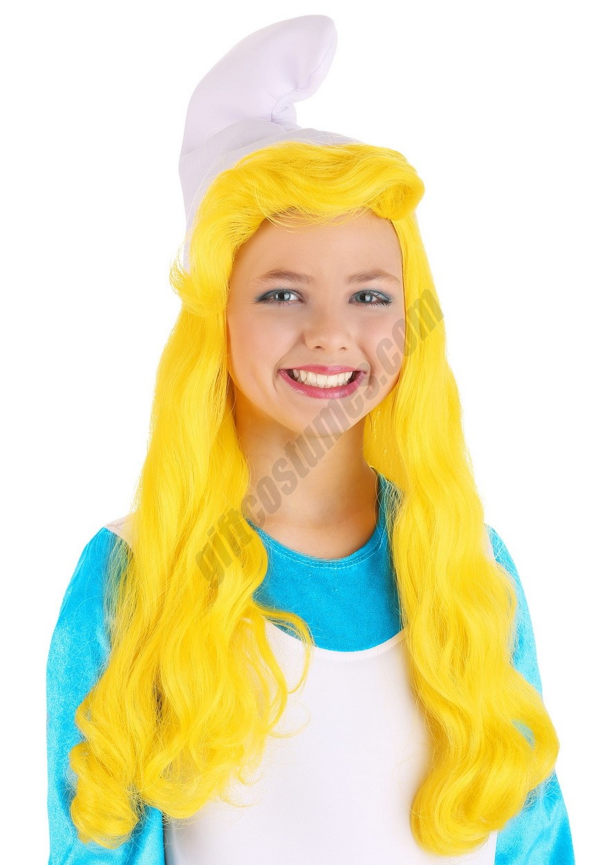 The Smurfs Girl's Smurfette Wig Promotions - -4