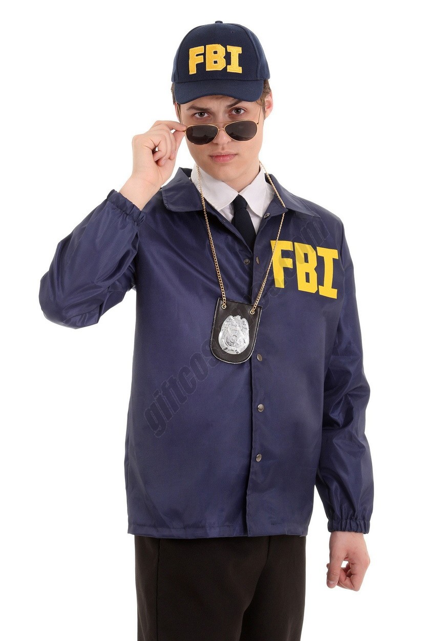 Adult FBI Costume - Men's - -0